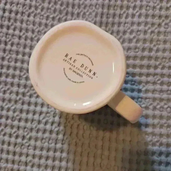 Set of 4 Rae Dunn pottery coffee mugs. All for one price. EUC - Picture 6 of 12